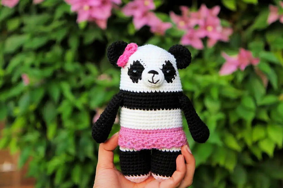 Free Crochet Polly the Panda Pattern