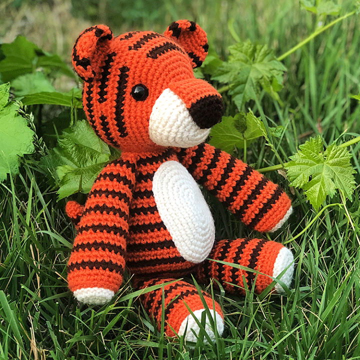 Free Crochet Thomas the Tiger Amigurumi Pattern