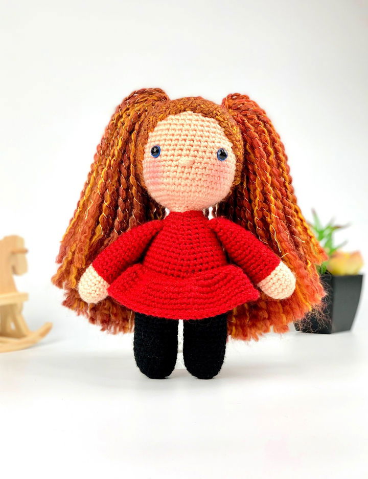 4 patterns in 1 Crochet doll pattern amigurumi doll patterns PDF English