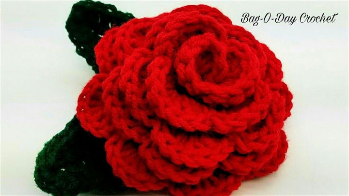 Free Rose Crochet Pattern for Beginners