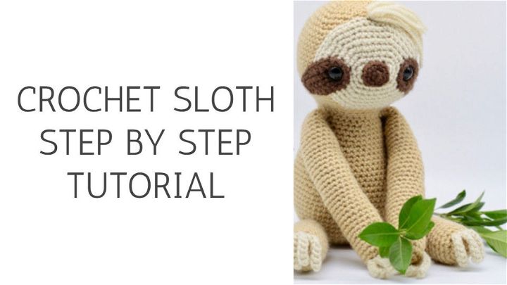 Free Sloth Crochet Pattern for Beginners