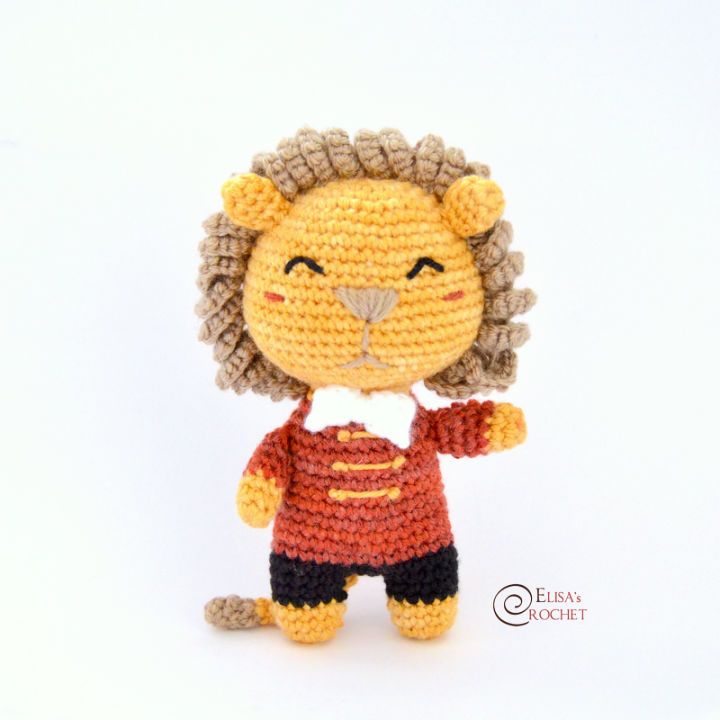 Gorgeous Crochet Circus Lion Pattern