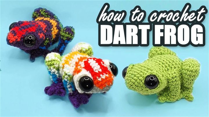 Gorgeous Crochet Rainbow Frog Pattern