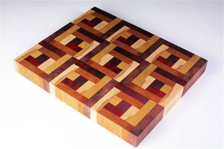 Handmade Log Cabin Style Cutting Board