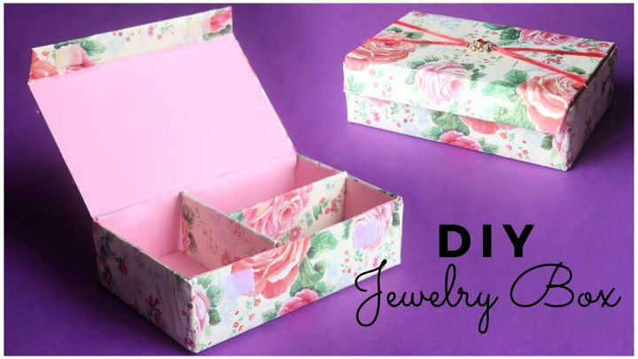 How To Make Jewelry Box from Waste Cardboard