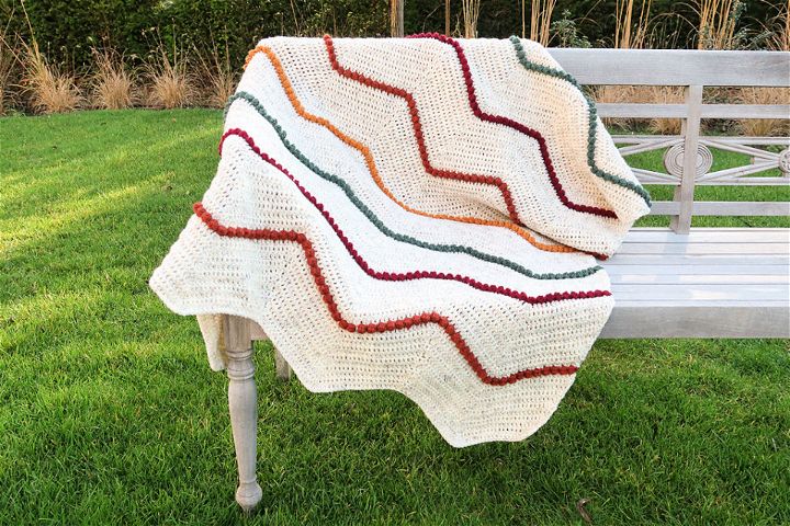 How to Crochet Chevron Eldoris Blanket Free Pattern