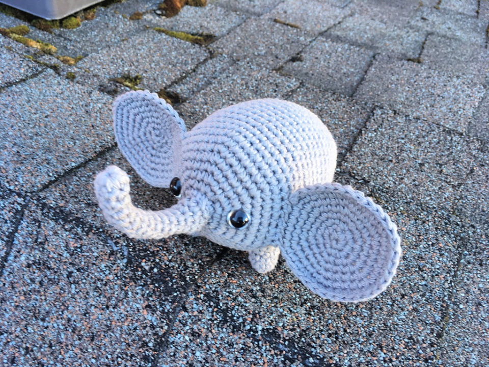 Elephant Amigurumi Free Crochet Pattern • Spin a Yarn Crochet