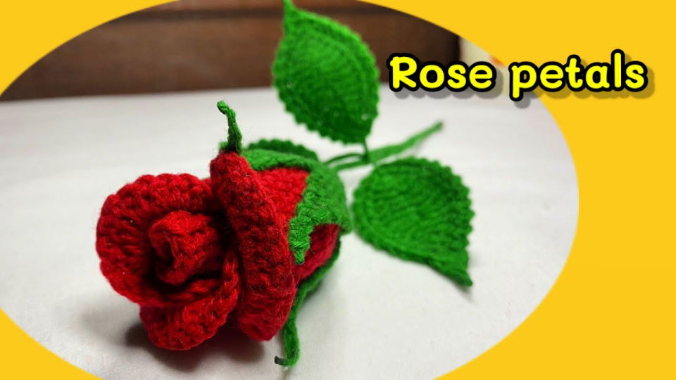 How to Crochet Rose Petal - Free Pattern