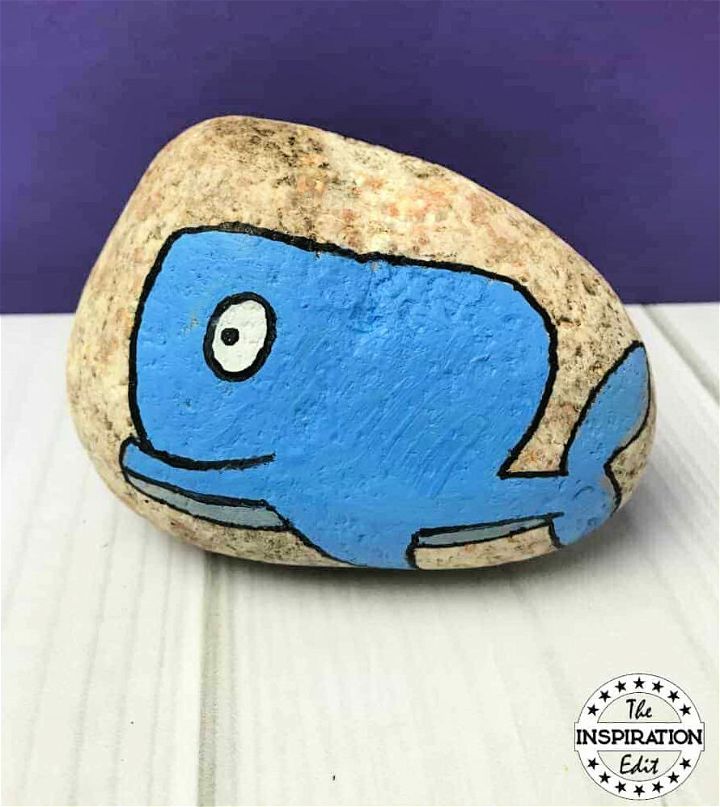 Whale Rock Painting Craft For Kids