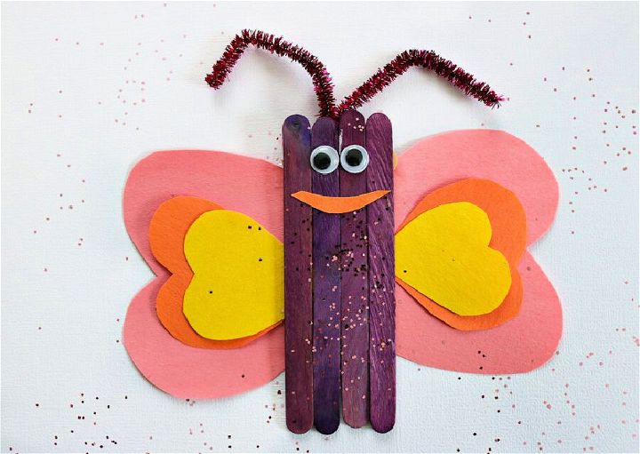 How to Make Popsicle Stick Butterfly