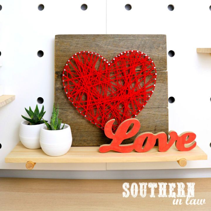 How to Make String Art Using Recycled Wood