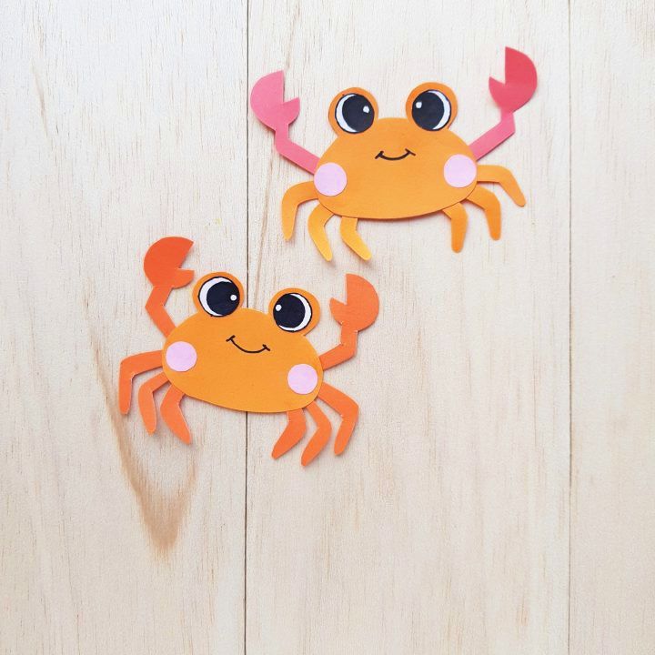 Make a Crab From Paper
