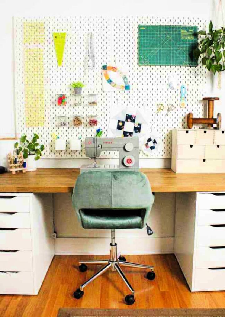 How to Make a Custom Sewing Table