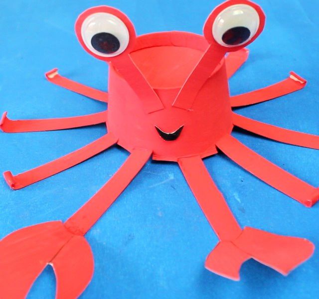 How to Make a Paper Cup Crab