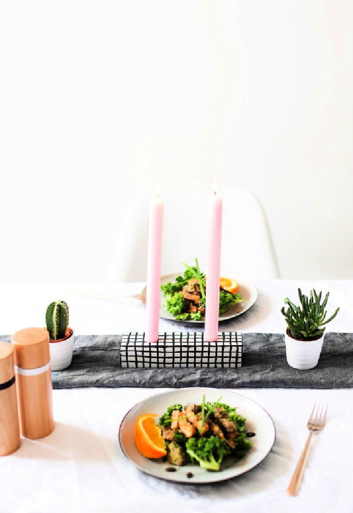 Making a Patterned Candle Holder