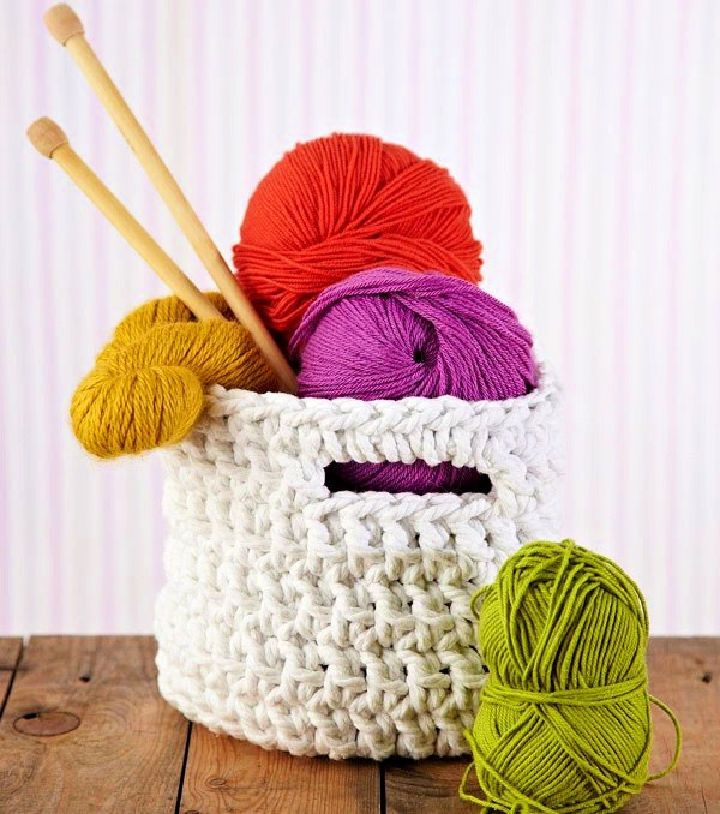 How to Crochet a Basket - Free Pattern