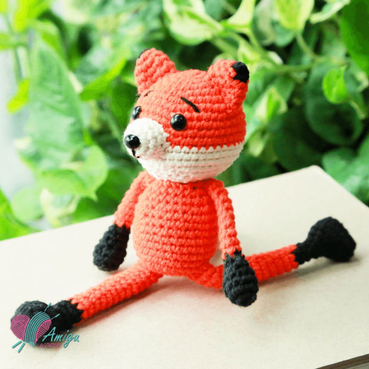 Long Legged Amigurumi Fox Crochet Pattern