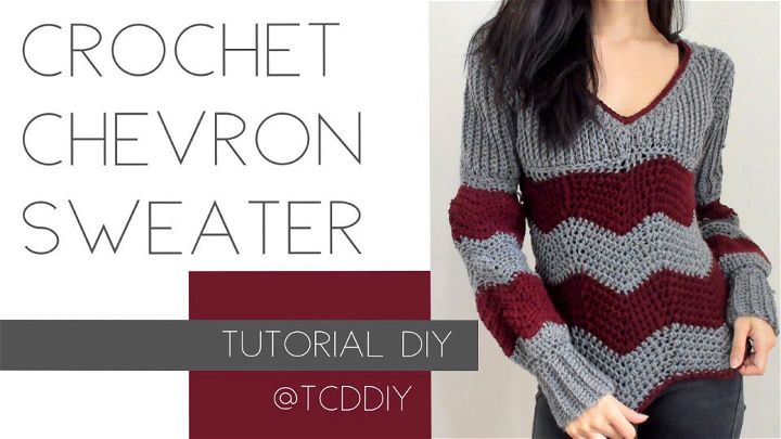 Making a Chevron Sweater Free Crochet Pattern