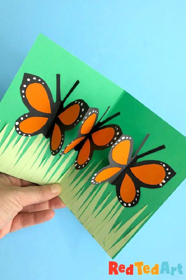 Making Pop-Up Butterfly Card