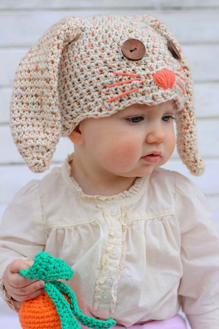 Modern Crochet Bunny Hat Pattern