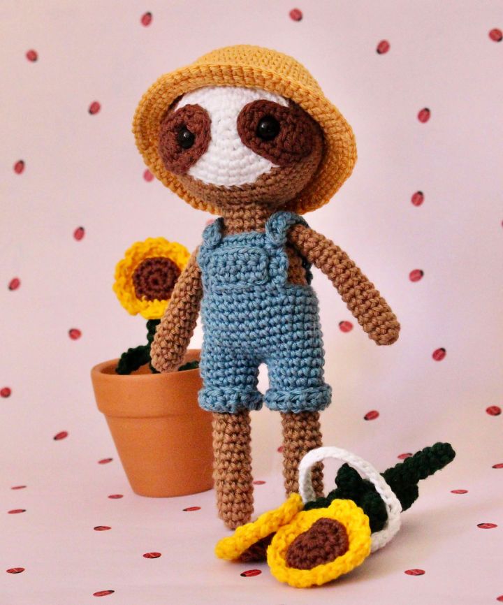 Modern Crochet Charlotte the Sloth Pattern