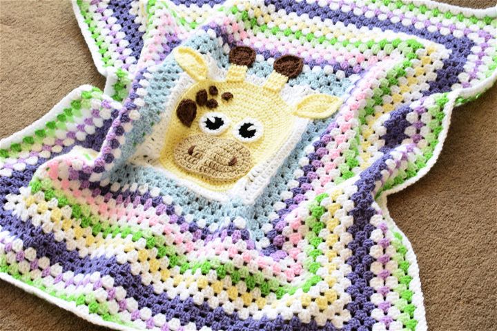 Modern Crochet Giraffe Blanket Pattern