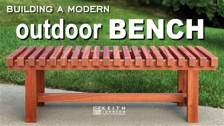 Modern Outdoor Bench Design