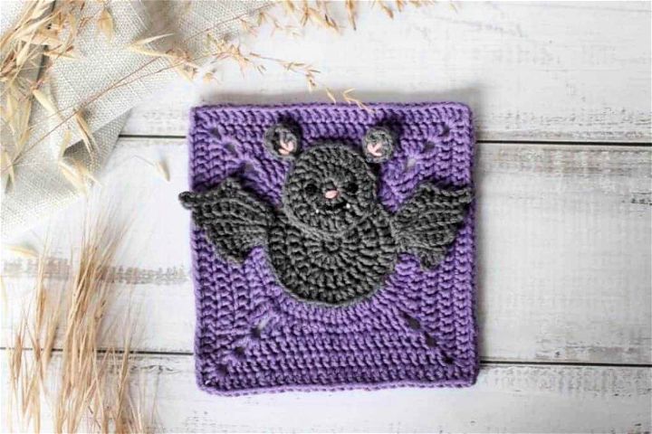 New Crochet Granny Square Bat Pattern