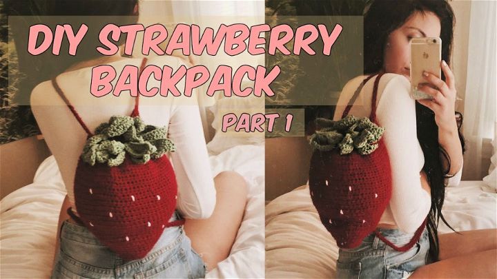 New Crochet Strawberry Backpack Pattern