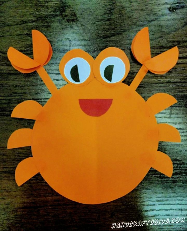 Simple Paper Crab Art Project