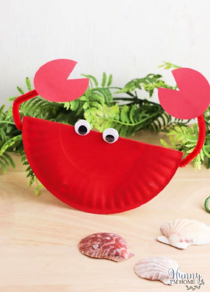 Paper Plate Crab Craft for Kids