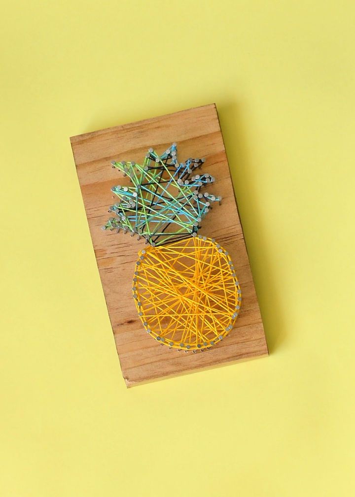 Pineapple String Art Tutorial