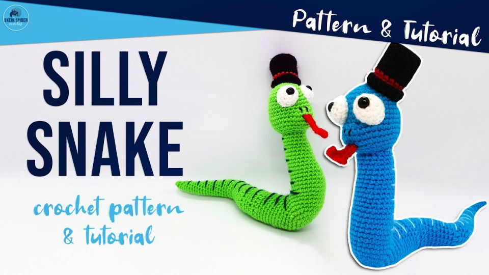 Pretty Crochet Silly Snake Pattern