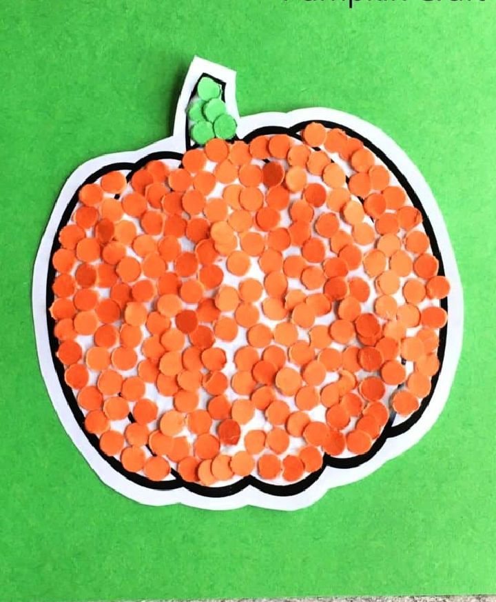 Pumpkin Dot Art for Kids