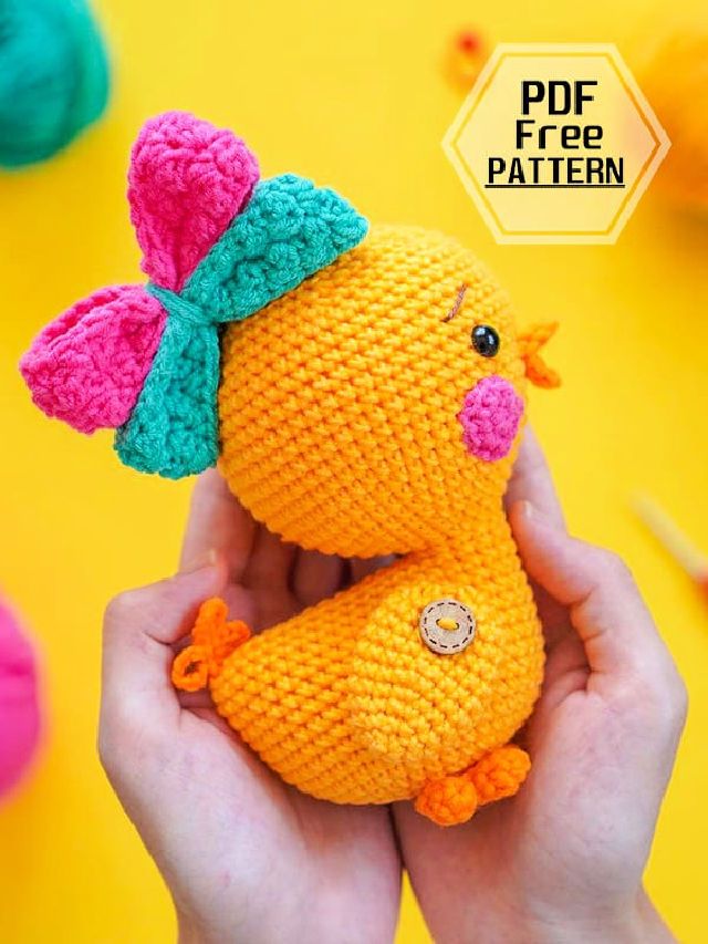 Quick and Easy Crochet Duck Amigurumi Pattern