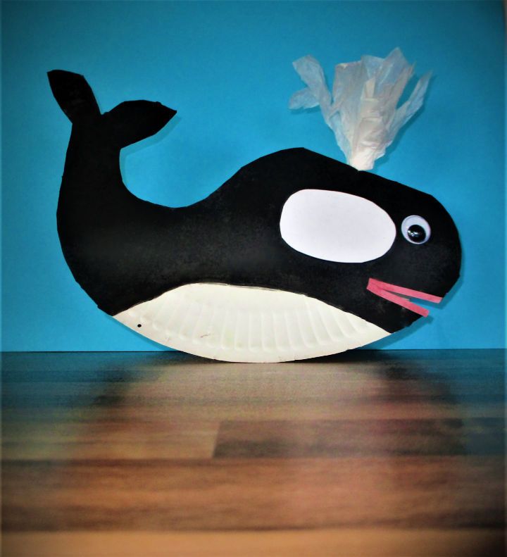 Rockin Paper Plate Whale Art and Craft