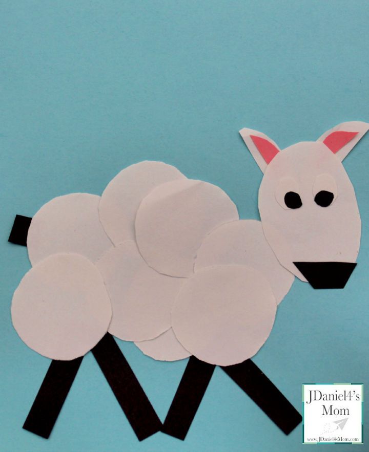 Shape Sheep Activity for Preschoolers