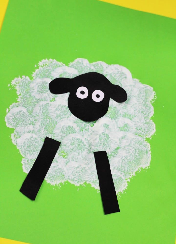 Super Easy Sheep Craft for Toddlers