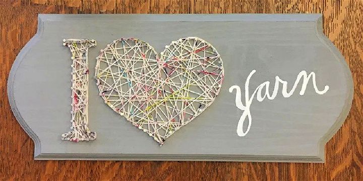 Easy and Inexpensive String Art for Valentine's Day