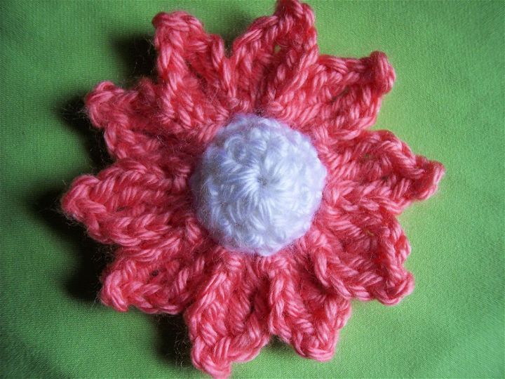Simple Crochet Daisy Flower Pattern