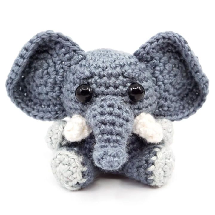 Simple Crochet Elephant Amigurumi Pattern
