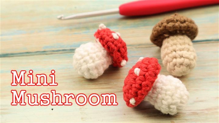 Simple Crochet Mini Mushroom Pattern