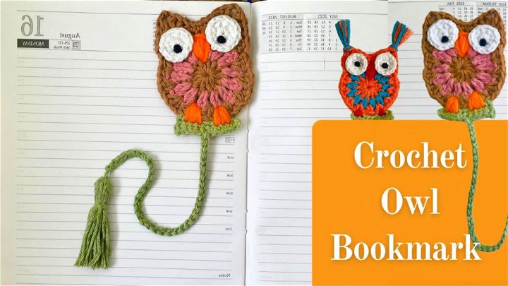 Simple Crochet Owl Bookmark Pattern