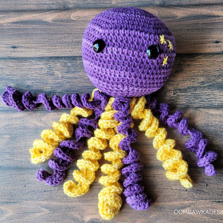 Simple Crochet Sir Tentacles the Octopus Pattern