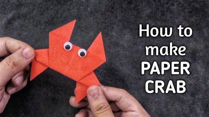Origami Paper Crab Craft