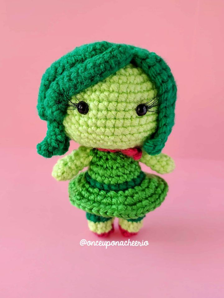 Super Easy Crochet Disgust Doll Amigurumi Pattern