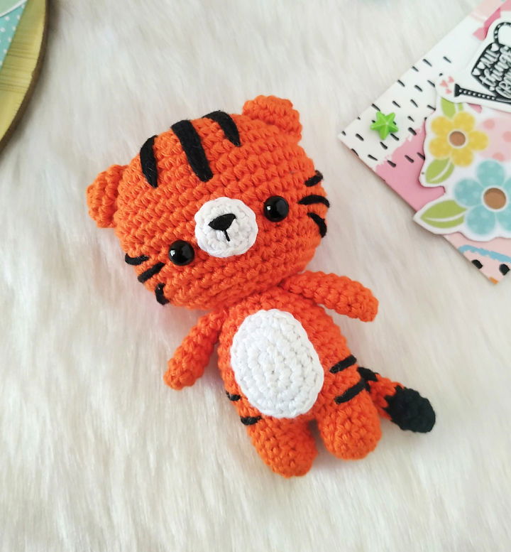 Crochet Animal Pattern, Cute Tiger and Panda Crochet Toy, Set of 2