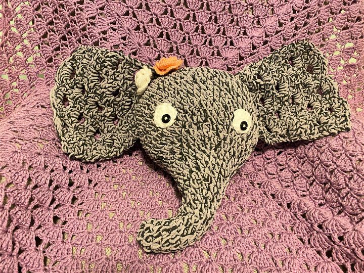 Unique Free Crochet Big Elephant Pillow Pet Pattern