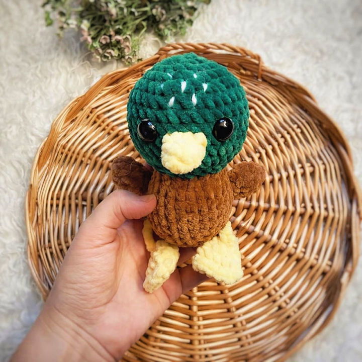 Unique Free Crochet Plush Duck Pattern