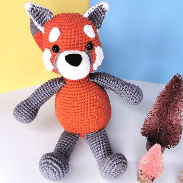 Unique Free Crochet Ruben the Red Panda Pattern